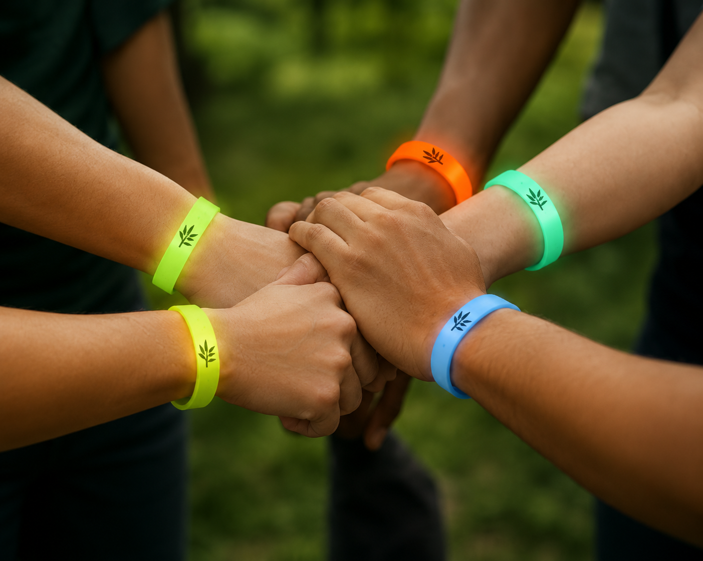 Bamboo Glow Wristbands