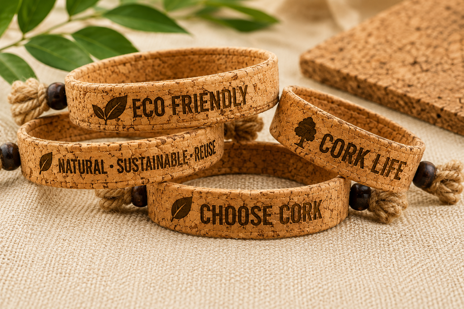 Cork Wristbands